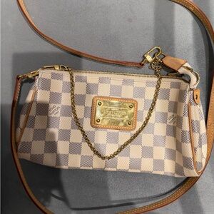 Louis Vuitton Eva Pochette in Damier Azur